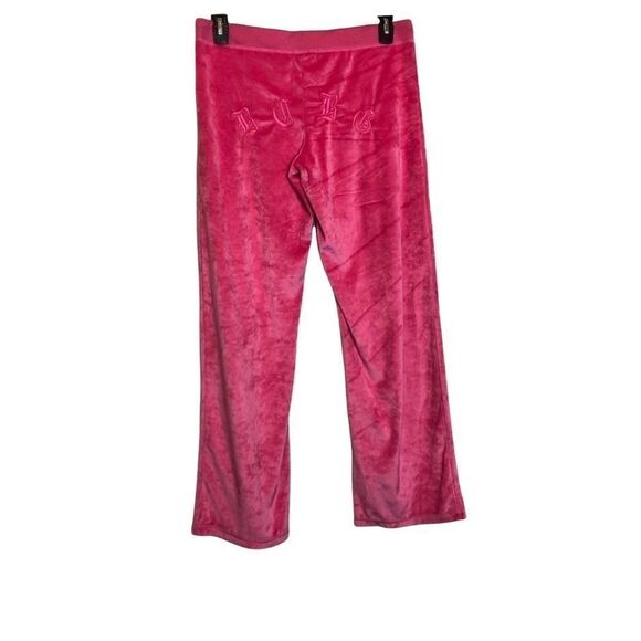 NWT BCBGMaxAzria Velour Pants in Hot Pink XL - Picture 6 of 10